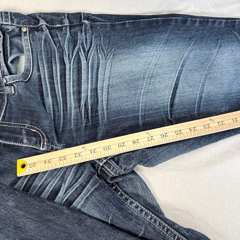 ZCO Jeans‎ Women's Size 16 Embellished Pockets Dark Wash Denim Skinny Jeans - Picture 14 of 16